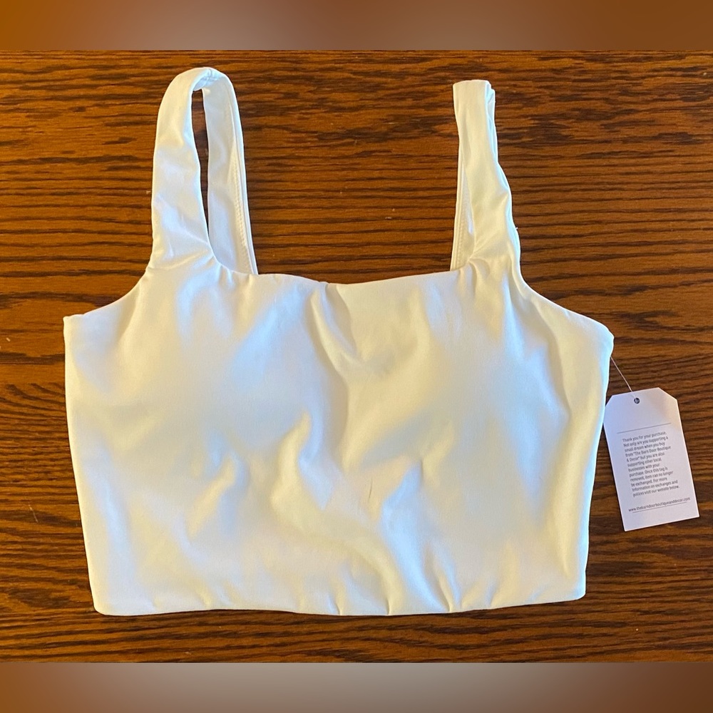 White Crop Top